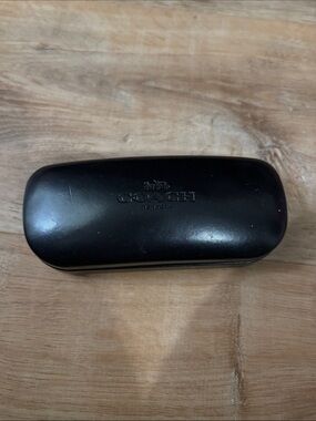 Coach Black Leatherette Eyewear Case